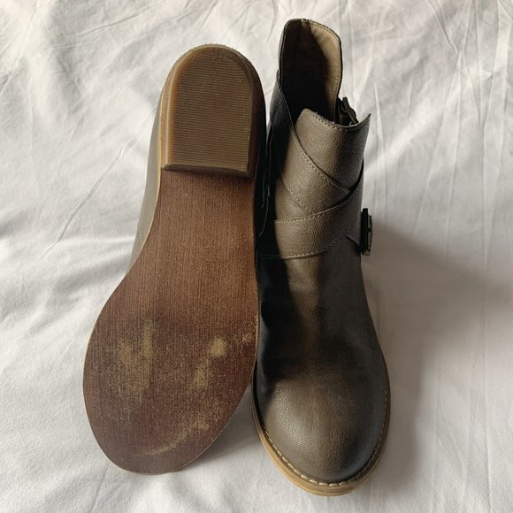 Taupe Booties - Picture 4 of 5